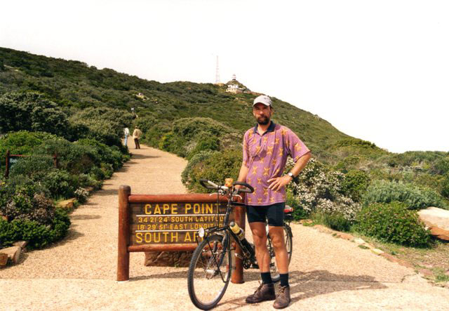 Geschafft!: Der Cape Point, der südlichste Punkt des afrikanischen Kontinents, ist erreicht.